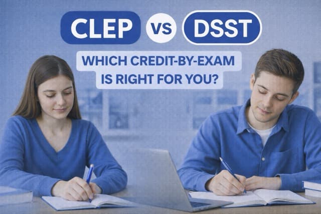 CLEP vs DSST Comparison - Complete guide for 2026