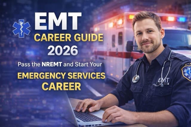 EMT career guide - emergency medical technician preparing for NREMT certification
