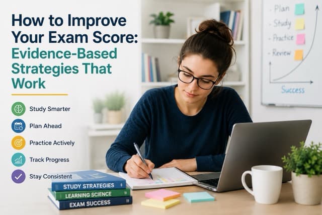 How to improve exam score with evidence-based study strategies