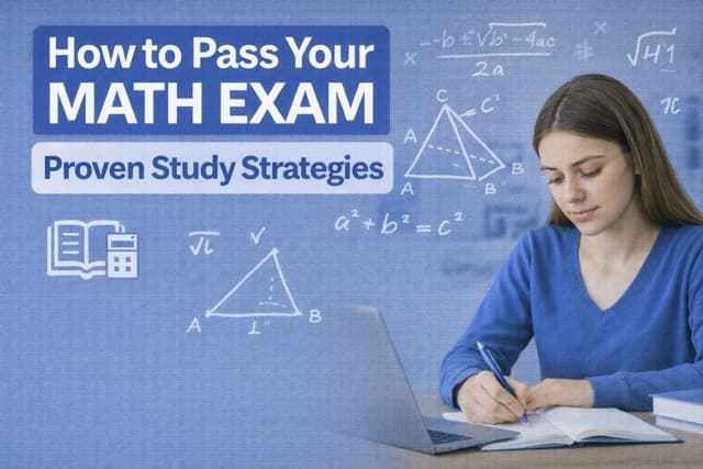 How to Pass Your Math Exam - Proven Study Strategies