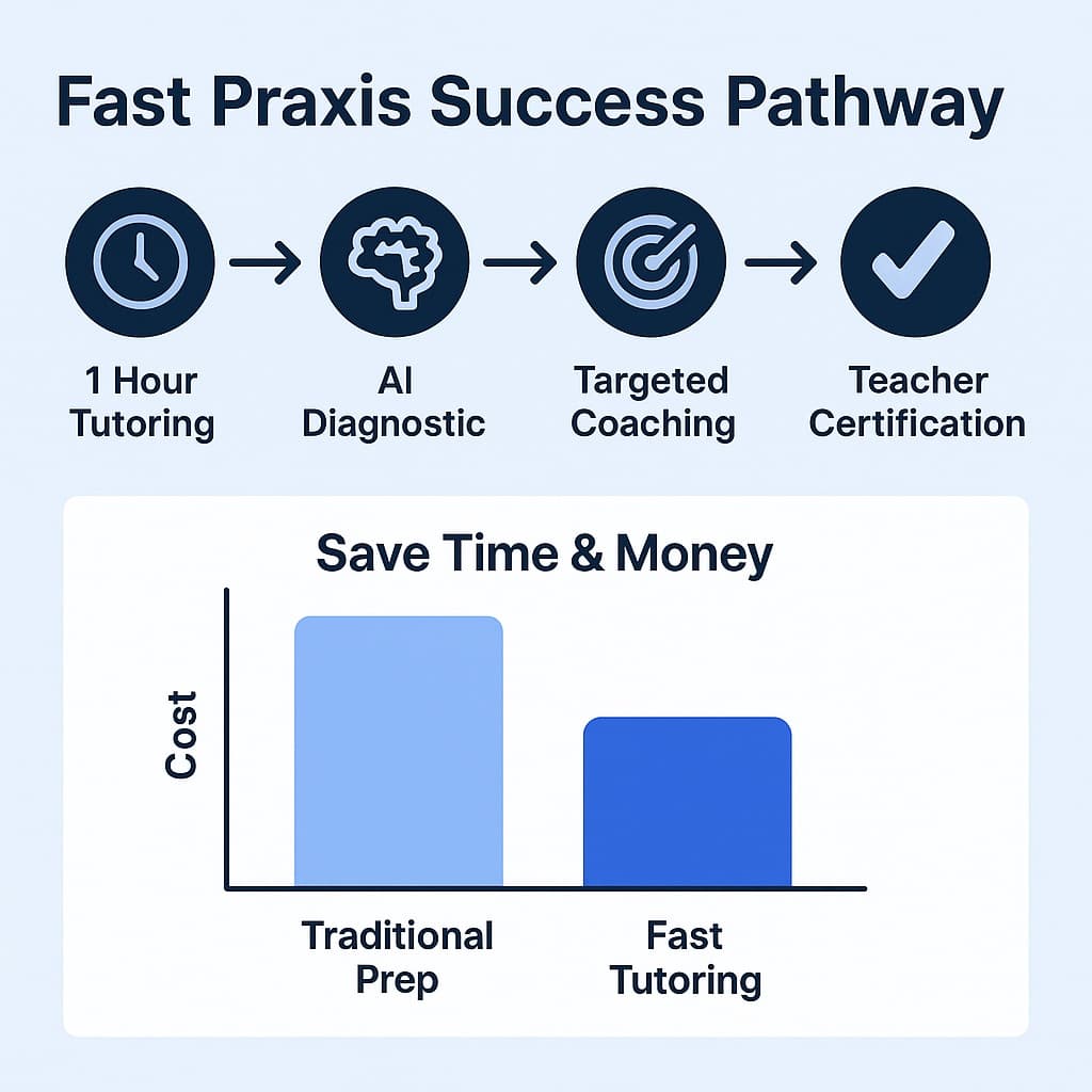 Fast Praxis Pass - 1 hour tutoring Praxis sessions