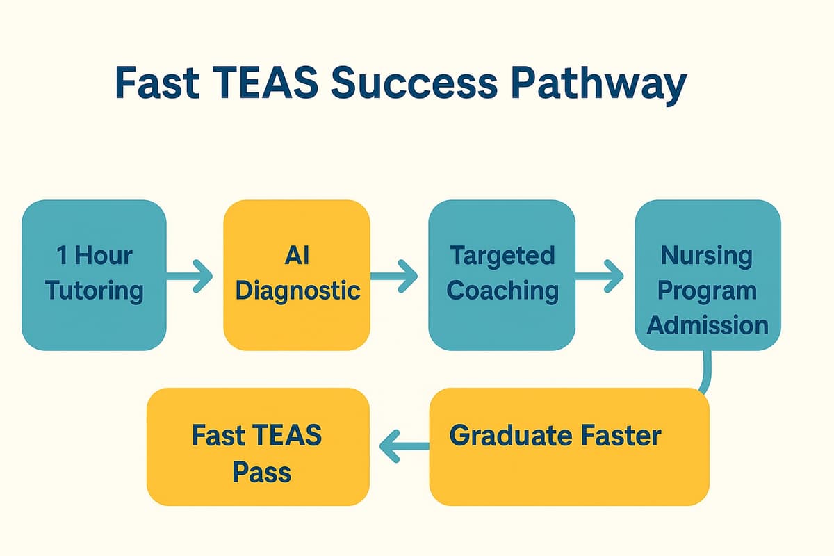 Fast TEAS Pass - 1 hour tutoring TEAS sessions for nursing school admission