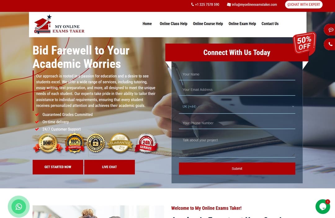 MyOnlineExamsTaker.com