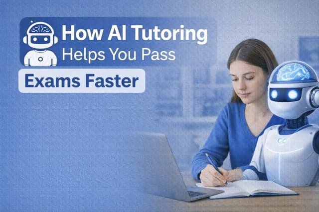 AI tutoring helping students pass exams faster with personalized learning