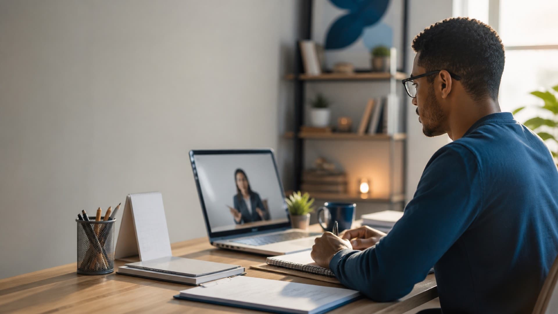 Adult learner receiving Study.com tutoring
