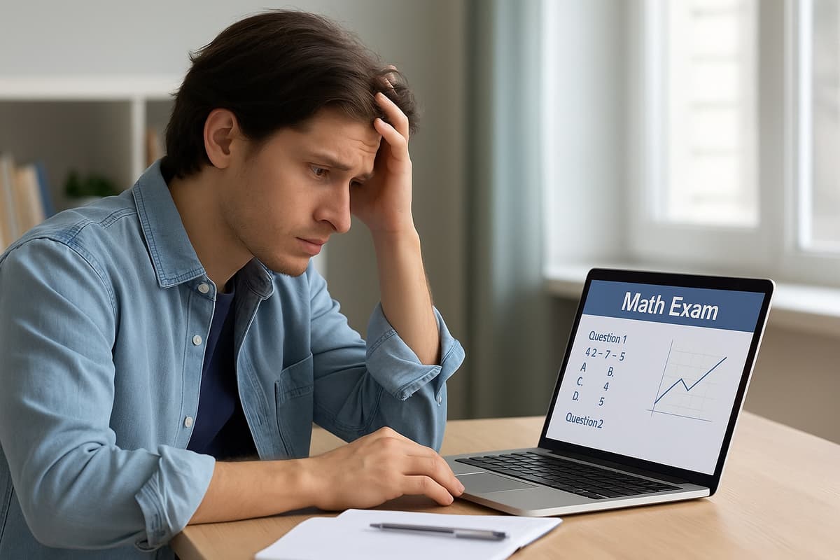 Professional math test help - algebra, calculus, statistics